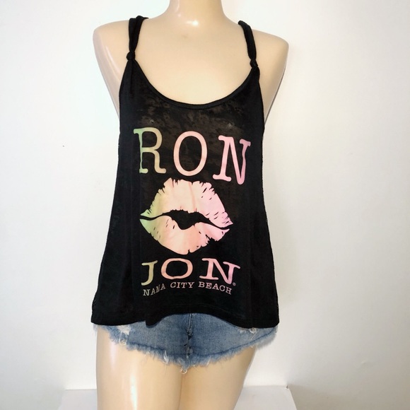 Ron Jon Tops - RON JON LIPS PCB TANK TOP